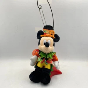 Japan Tokyo Disneyland Mickey Mouse Halloween 2013 Plush Doll Badge Keychain - Picture 1 of 7