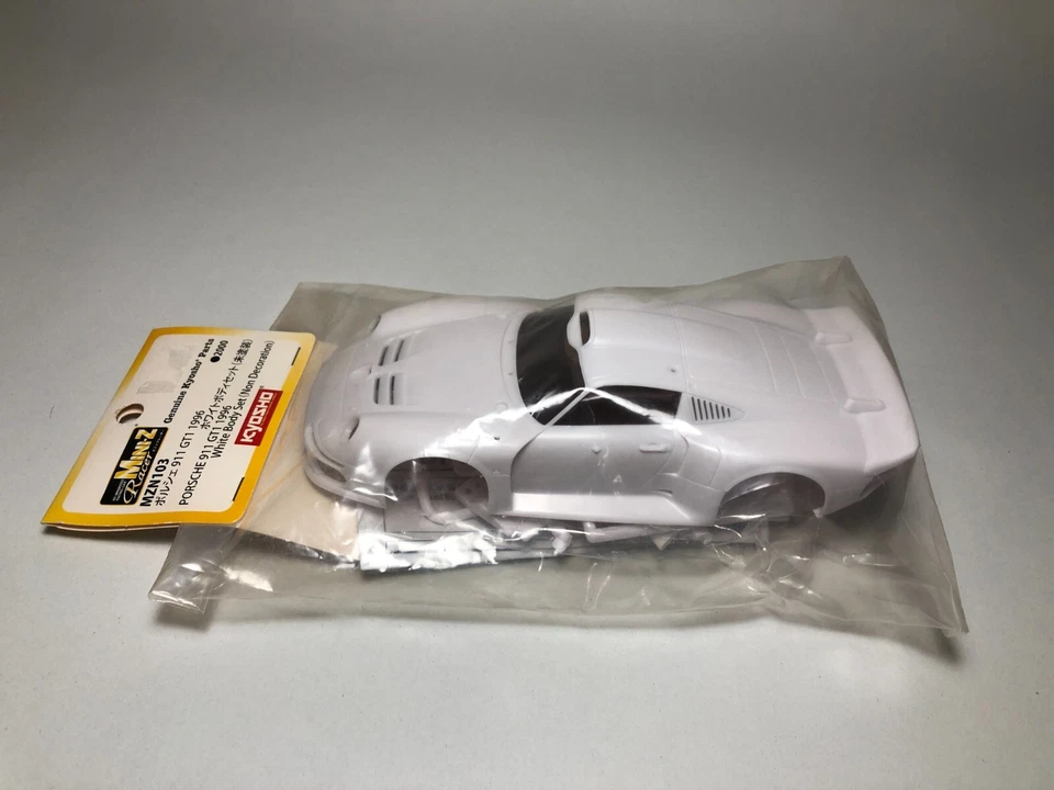 KYOSHO Mini-z PORSCHE 911 GT1 1996 White Body Set (Non Decoration) MZN103 - Image 1 of 4