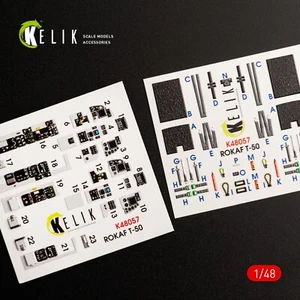 T-50 ROKAF Interior 3D Decals for Academy Model Kit KeliK K48057 Scale 1:48 - Picture 1 of 18