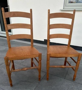 Pair of M&S French pine chairs (excellent condition) - Picture 1 of 7