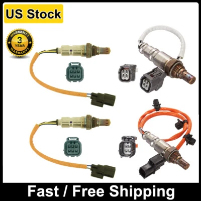 4PCS Up+Down Oxygen Sensor For Acura 2014 -2020 MDX RLX 2013 -2018 RDX 3.5L V6  - Image 1 of 4