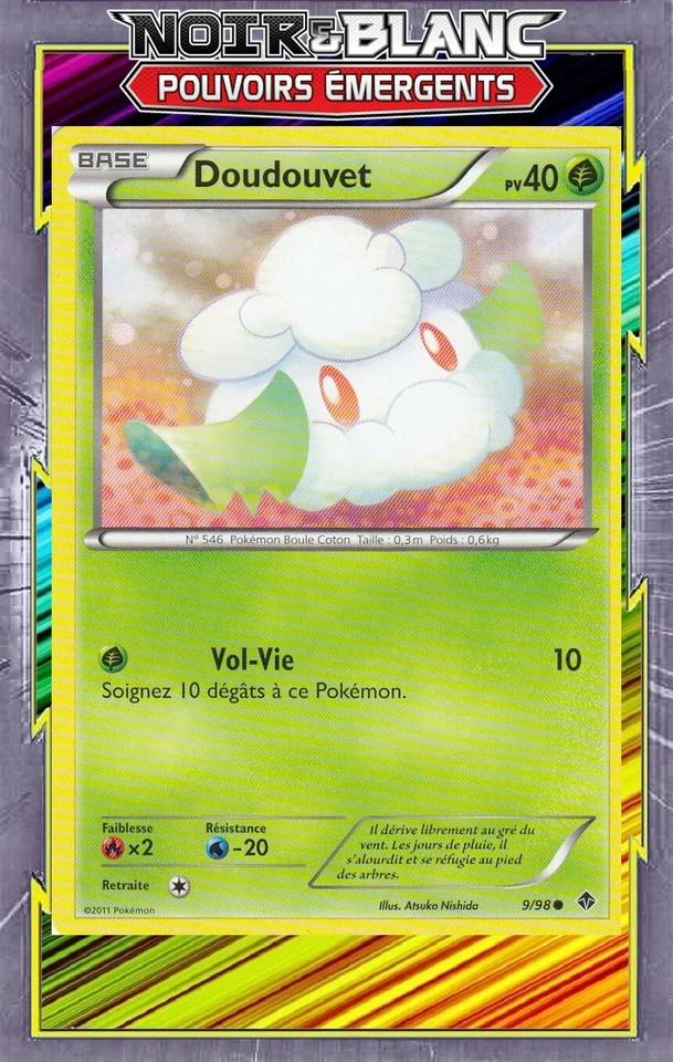 Doudouvet - NB02:Pouvoirs Emergents - 9/98 - Carte Pokemon Française - Photo 1/1