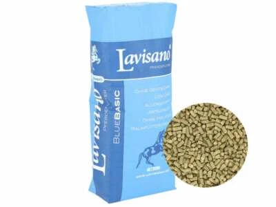 Lavisano Pferdefutter BlueBasic 25kg melassefrei  allergenarm Raufutterersatz - Bild 1 von 4