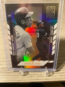 Rickey Henderson Luis Robert Deja Vu 2022 Panini Capstone Baseball