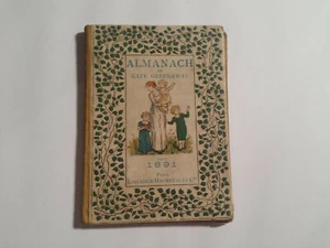 Extrem seltener Kalender - Almanach de Kate Greenaway Pour 1891 Paris - Bild 1 von 11