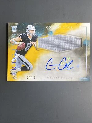 2016 Panini Origins Gold Connor Cook Rookie Jumbo Patch RPA SSP /10 -Michigan St - Image 1 of 3