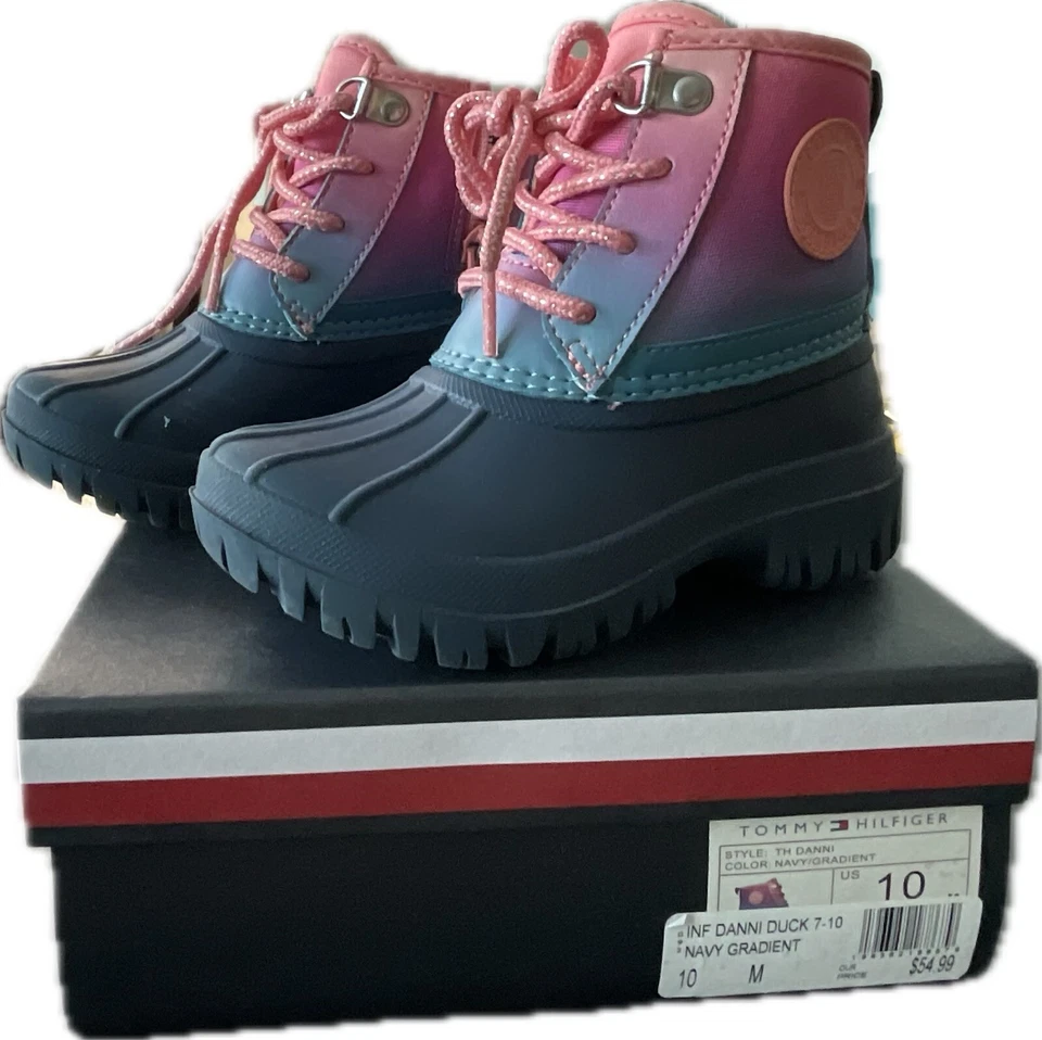 Winter Shoes For Kids “Tommy Hilfiger” Size 10, Used, Good - Image 1 of 1