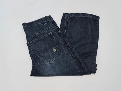 English Laundry Jeans Boys Size 14 Dark Wash Relaxed Straight Leg Lion Crest - Image 1 of 4