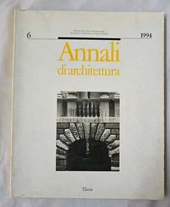 ARCHITECTURE BOOK ANNALI DI ARCHITETTURA 1994 ELECTRA EDITIONS - Picture 1 of 9