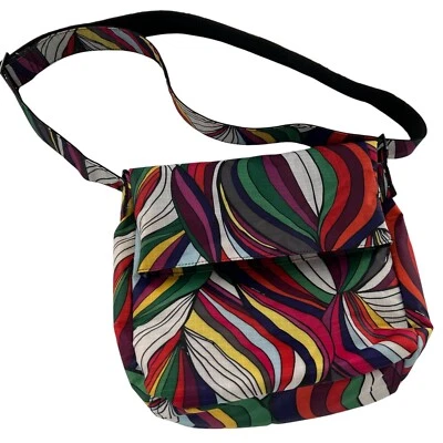 Paperchase через плечо наплечная сумка богемное геометрический Funky психоделический путешествий - Изображение 1 из 4