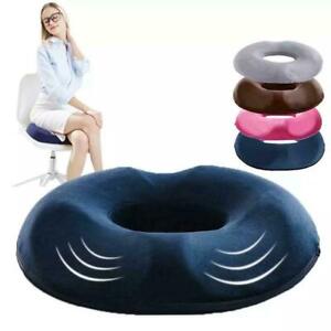 Coccyx Pain Relief Memory Foam Donut Ring Cushion Travel Pillow AU Comfort X5D5