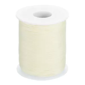 Braided Lift Shade Cord, 1mm 109 Yards Roman Shades Cord, Beige - Picture 1 of 6