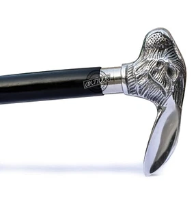 Hasenkopf Griff Stock Vintage Silber Gehstock Stock Geschenk für Männer und Frauen - Bild 1 von 5
