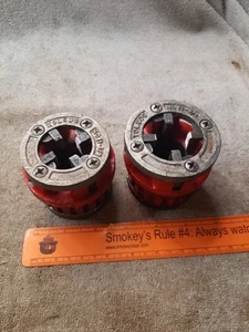 TOLEDO Tools # 11 Die Head 2 PC LOT 1/2" 3/4" - Picture 1 of 12