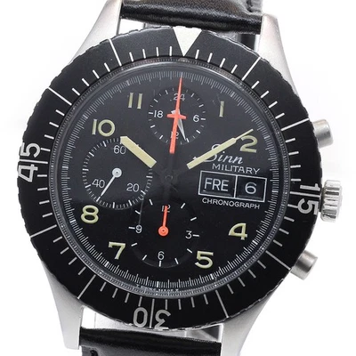 Sinn Military Pilot 156.B Cronógrafo Día Fecha Esfera Negra Automático Para Hombre_842303 Foto 1 de 4