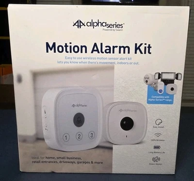 Swann Alpha Series Wireless Motion Sensor Unit & Chime. Easy Installation - Image 1 of 2