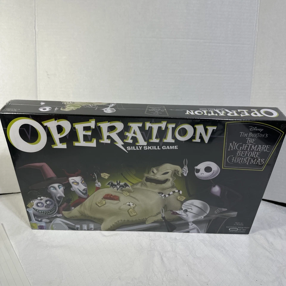 USAopoly Operation: Disney Tim Burton’s The Nightmare Before Christmas Board Gam Foto 1 de 2