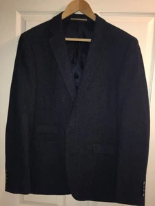 Moss Mens Blue Suit Jacket Size 44 in - Picture 1 of 7