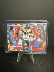 2024 Panini Donruss Action All Pros Refractor #6 Brandon Graham EAGLES - Picture 1 of 2