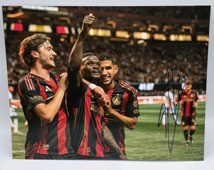 Foto de fútbol firmada por Emmanuel Latte Lath Atlanta United FC 8X10 MLS certificado de autenticidad UG  - Imagen 1 de 3