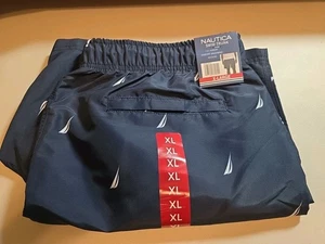 Nautica Men's Quick Dry Elastic Drawstring Beach Swim Deck Trunks XL- NWT - Picture 1 of 4