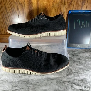 Cole Haan ZERØGRAND elegante Strick-Oxford-Schuhe schwarz bequem leicht 10,5 M - Bild 1 von 9
