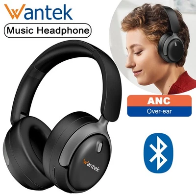 Over-Ear-Kopfhörer mit Faltbar aktiver Geräuschunterdrückung Bluetooth Headphone - Bild 1 von 4