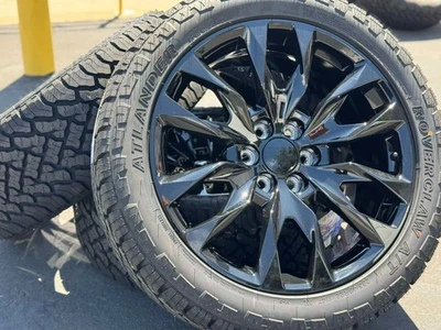 22" Black 2025 Cadillac Escalade Wheels Rims Tires 2025 Escalade Wheels 22x9 Foto 1 de 3