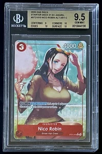 BGS 9.5 One Piece ST21-010 C* Nico Robin - English - Foil - EX-GEAR5 - Graded - Picture 1 of 2