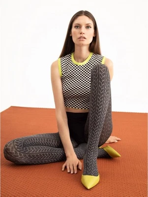 Fiore Good Year 60DEN Strumpfhose Melange  S-L – Warm, weich & elegant Damen - Bild 1 von 4