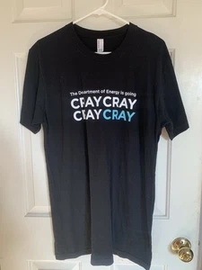 Czarna koszulka Cray SuperComputer - logo Dept of Energy Cray Cray Cray - duża - Zdjęcie 1 z 6