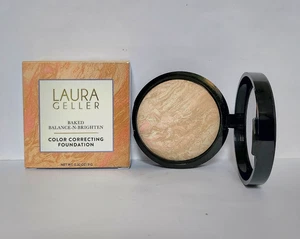 LAURA GELLER BAKED BALANCE N BRIGHTEN FOUNDATION in PORCELAIN - 9g (BOXED) - Picture 1 of 2