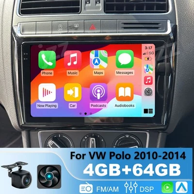 4-64GB Car head unit upgrade kit For Volkswagen Polo 2009-2017 Carplay Radio GPS - image 1 of 4