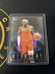 2024 topps midnight basketball shai gilgeous-alexander - Picture 1 of 2