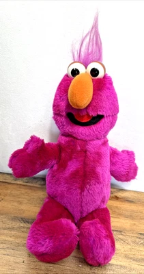 Vintage Sesame Street Telly Plush Applause Purple Monster Henson Stuffed Toy 14" - Image 1 of 4