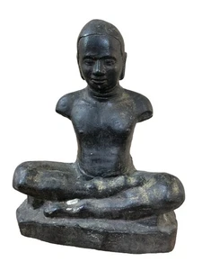 Bronze asiatique Cambodge (Angkor) Bouddha? - Vers 1900's - Picture 1 of 7
