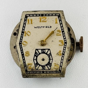 Vintage Westfield Handaufzug 17J 10AW Armbanduhrwerk - Bild 1 von 6