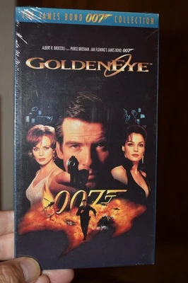 Goldeneye 007, VHS 1996, 1999 James Bond Pierce Brosnan Brand New Factory Sealed Foto 1 de 3
