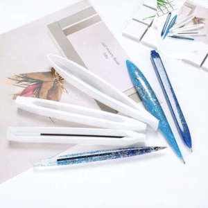 Craft Shape Resin Epoxy Molds Ballpoint Pen Silicone Mold - Picture 1 of 14