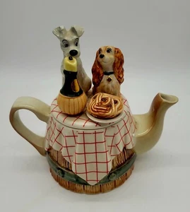 Disney Paul Cardew Lady and the Tramp Teapot Limited Edition 3765/5000 - Picture 1 of 5