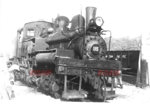 25A458 RP AÑOS 50/60? ¿FERROCARRIL COSTA DEL PACÍFICO? LOCOMOTOVA SHAY #115 - Imagen 1 de 1