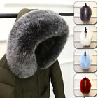 Winter Fluffy Faux Fur Collar For Coat Down Jacket Hood Scarf Shawl Wrap Scarves