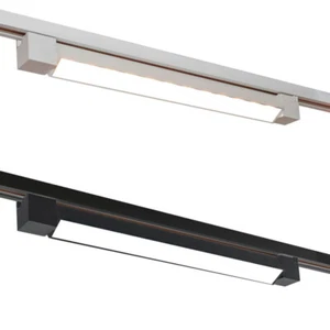 Faretto led lineare per binario track monofase 20w orientabile tecnologia cct - Foto 1 di 16