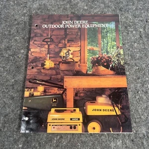 JOHN DEERE OUTDOOR POWER EQUIPMENT 1987 BROCHURE AD Specs - Picture 1 of 22