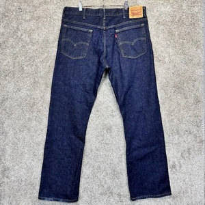 Levis 517 Jeans Mens 40x32 Blue Bootcut Slim Fit Dark Wash Denim Cowboy Workwear - Picture 1 of 10