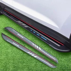 2Pcs Fixed Running Boards Side Step Nerf Bar Fits for Peugeot 3008 2016-2020 - Picture 1 of 10