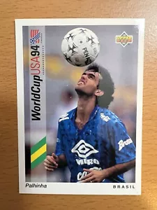 PALHINHA 1993 Upper Deck World Cup 94 Preview English / Spanish #28 BRAZIL - Picture 1 of 2