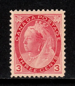 CANADÁ — SCOTT 78 — 1898 3c NÚMERO QV — MNH — EN MUY BUEN ESTADO CON CERTIFICADO GRATTON — UN $375 - Imagen 1 de 4