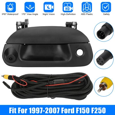 Rear View Backup Parking Camera Wiring Tailgate Handle For Ford F150 F250 97-07 - Изображение 1 из 4
