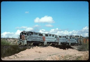 Original Rail Slide - CBRY Copper Basin Railway 505+ Florence AZ 1-4-1998 - Picture 1 of 1
